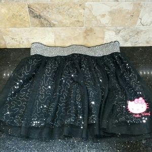 4 for $20 BUNDLE. HELLO KITTY Silver Sparkle Skirt